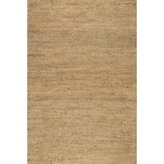 nuLOOM Hand Woven Hailey Jute Area Rug, 7' 6" x 9' 6"