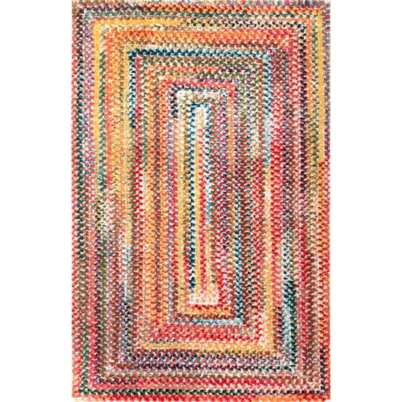 nuLOOM Hargis Labyrinth Area Rug, 8' x 10', Light Multi