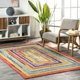 thumbnail image 1 of nuLOOM Hargis Labyrinth Area Rug, 5' x 8', Hargis Multicolor, 1 of 10