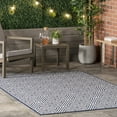 thumbnail image 1 of nuLOOM Harvey Abstract Trellis Indoor/Outdoor Area Rug, 9' 6" x 12', Navy, 1 of 2