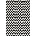 thumbnail image 1 of nuLOOM Heidi Chevron Accent Rug, 2' 8" x 4' 11", Black, 1 of 2