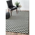 thumbnail image 1 of nuLOOM Heidi Chevron Area Rug, 5' 3", Black, 1 of 2