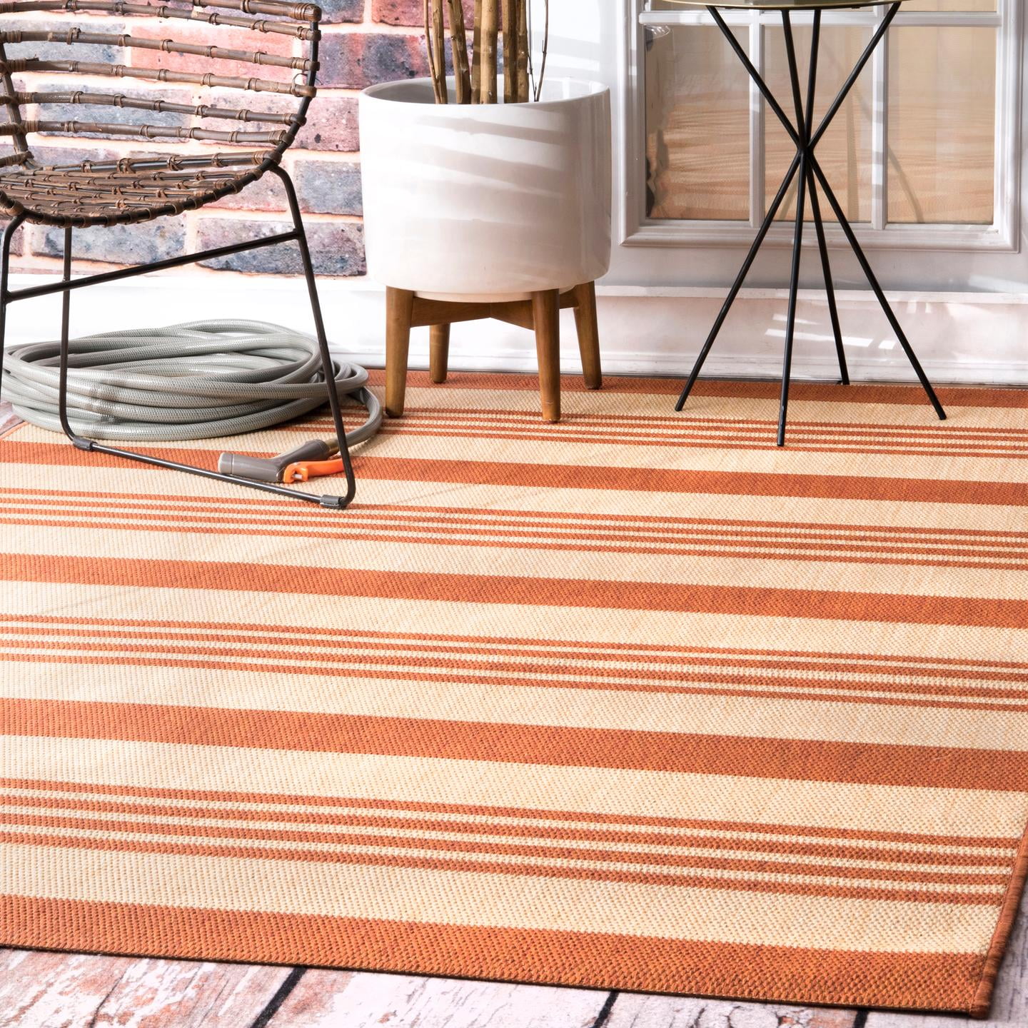 Robin Multi Stripe Indoor/Outdoor Area Rug — nuLOOM