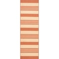 thumbnail image 1 of nuLOOM Heidi Multi Striped Indoor/Outdoor Runner Rug, 2' x 8', Terracotta, 1 of 3
