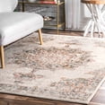 thumbnail image 1 of nuLOOM Helios Distressed Area Rug, 5' 3" x 7' 7", Beige, 1 of 3