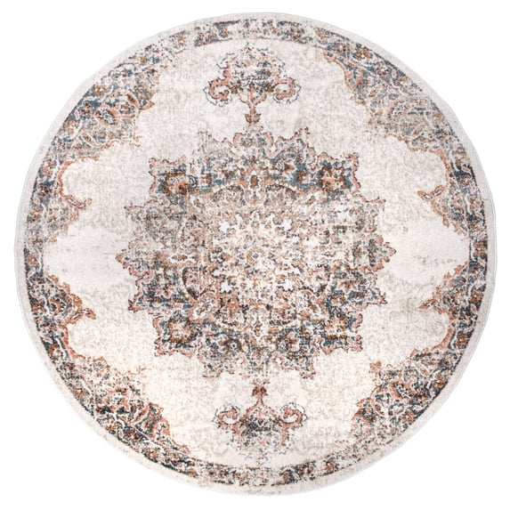 nuLOOM Helios Distressed Area Rug, 6' 7", Beige