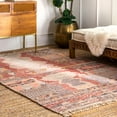 thumbnail image 1 of nuLOOM Hermina Flatweave Tribal Jute Area Rug, 6', Multi, 1 of 2