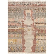 nuLOOM Hermina Flatweave Tribal Jute Area Rug, 8 6" x 11 6", Multi