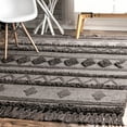 thumbnail image 1 of Rugs USA Chandy Textured Wool Area Rug, 5' x 8', Durden Grey, 1 of 6