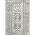 thumbnail image 1 of nuLOOM Hurley Tribal Shag Area Rug, 4' x 6', Ivory, 1 of 2