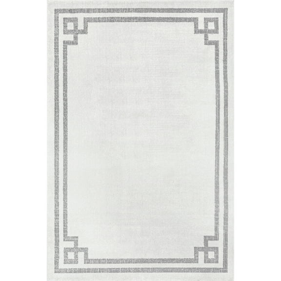 nuLOOM Imani Border Area Rug, 5' x 7' 5", Gray