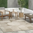 thumbnail image 1 of nuLOOM Inara Abstract Geometric Indoor/Outdoor Area Rug, 8' x 10' 10", Inara Tan, 1 of 9