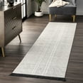 thumbnail image 1 of nuLOOM Indoor/Outdoor Striped Miriam Area Rug, 2' 6" x 10', Runner, Miriam Grey, 1 of 5