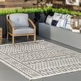 thumbnail image 1 of nuLOOM Outdoor Tribal Cora Area Rug, 6' x 6', Square, Cora Light Grey, 1 of 10