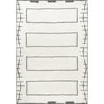 thumbnail image 1 of nuLOOM Isabella Machine Washable Wool Contemporary Geometric Area Rug, 3' x 5', Ivory, 1 of 2