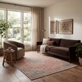 thumbnail image 1 of nuLOOM Ismara Traditional Medallion Area Rug, 7' 10" x 10', Red, 1 of 9