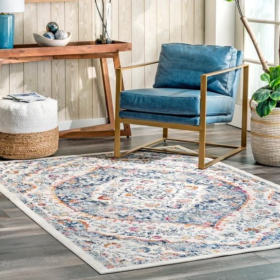 nuLOOM Jada Vanity Medallion Area Rug