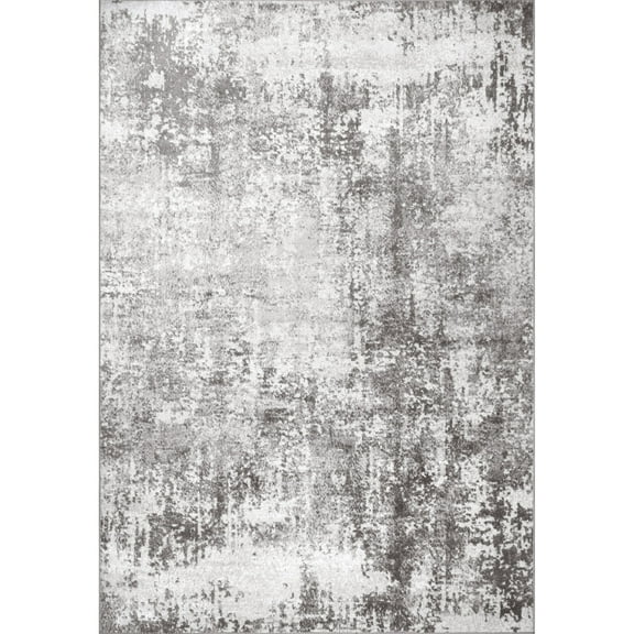 nuLOOM Jade Faded Abstract Area Rug, 5' x 8', Light Grey