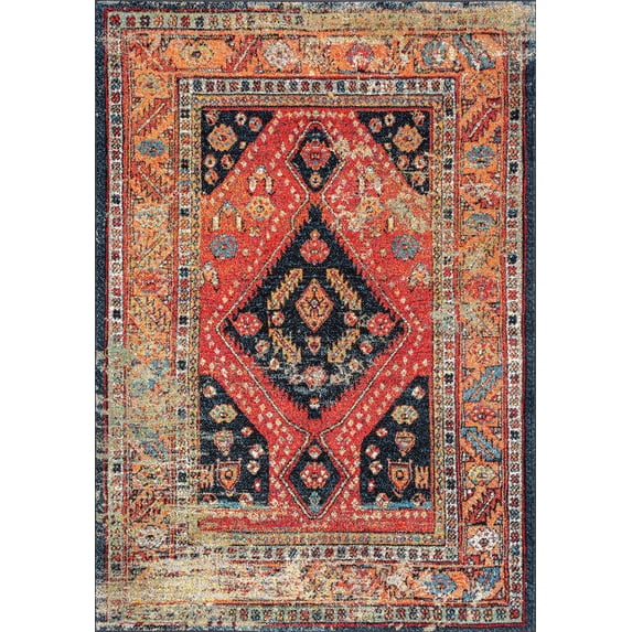 nuLOOM Jane Floral Indoor/Outdoor Area Rug, 5' x 8', Multi