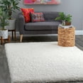 thumbnail image 1 of nuLOOM Janine Plush  Shag Area Rug, 2' 8" x 8', White, 1 of 9