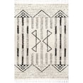 thumbnail image 1 of nuLOOM Janna Striped Shag Area Rug, 6' 7" x 9', Off White, 1 of 2