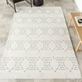 thumbnail image 1 of nuLOOM Jaxine Geometric Indoor/Outdoor Area Rug, 9' x 12', Jaxine Cream, 1 of 9