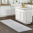 thumbnail image 1 of nuLOOM Jeni SuperiorWash Solid Faux Rabbit Machine Washable Area Rug, 2' 6" x 10', Runner, Jeni Silver, 1 of 10