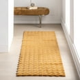 thumbnail image 1 of nuLOOM Jeni SuperiorWash Solid Faux Rabbit Machine Washable Area Rug, 2' 6" x 8', Runner, Jeni Gold, 1 of 9
