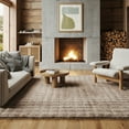 thumbnail image 1 of nuLOOM Jeni SuperiorWash Solid Faux Rabbit Machine Washable Area Rug, 6' x 6', Square, Jeni Taupe, 1 of 5