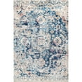 thumbnail image 1 of nuLOOM Joya Medallion Distressed Area Rug, 4' x 6', Blue, 1 of 2