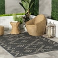 thumbnail image 1 of nuLOOM Julieta Diamonded Helix Indoor/Outdoor Area Rug, 5' x 8', Charcoal, 1 of 9