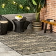 thumbnail image 1 of nuLOOM Justina Abstract Brick Indoor/Outdoor Area Rug, 6' 7" x 9', Justina Charcoal, 1 of 7