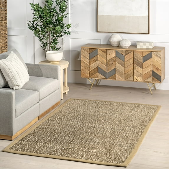 nuLOOM Kaelie Casual Seagrass Area Rug, 8' x 10', Kaelie Beige