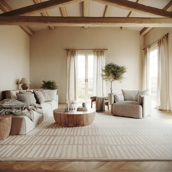 nuLOOM Kailani Geometric Machine Washable Area Rug, 4' x 6', Kailani Grey