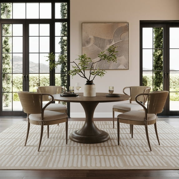 nuLOOM Kailani Geometric Machine Washable Area Rug, 9' x 12', Kailani Cream