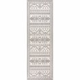 thumbnail image 1 of nuLOOM Kandace Tribal Indoor/Outdoor Runner Rug, 2' x 8', Ivory, 1 of 2