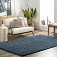 thumbnail image 1 of nuLOOM Kara Solid Shag Blue 4' x 6' Casual Area Rug, 1 of 9