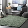 thumbnail image 1 of nuLOOM Kara Solid Shag Green 4' x 6' Casual Area Rug, 1 of 9