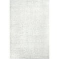 thumbnail image 1 of nuLOOM Kara Solid Shag Ivory 10' 2" x 14' Casual Area Rug, 1 of 2