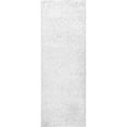 thumbnail image 1 of nuLOOM Kara Solid Shag Ivory 2' 8" x 8' Casual Runner Rug, 1 of 2