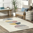 thumbnail image 1 of nuLOOM Karissa Lunar Kids Area Rug, 7' 10" x 10', Beige, 1 of 2