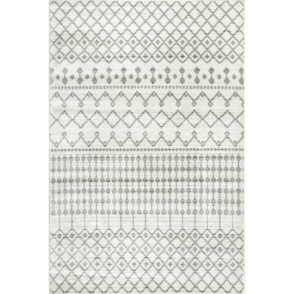 nuLOOM Kate Geometric Trellis Area Rug, 3' x 5', Beige