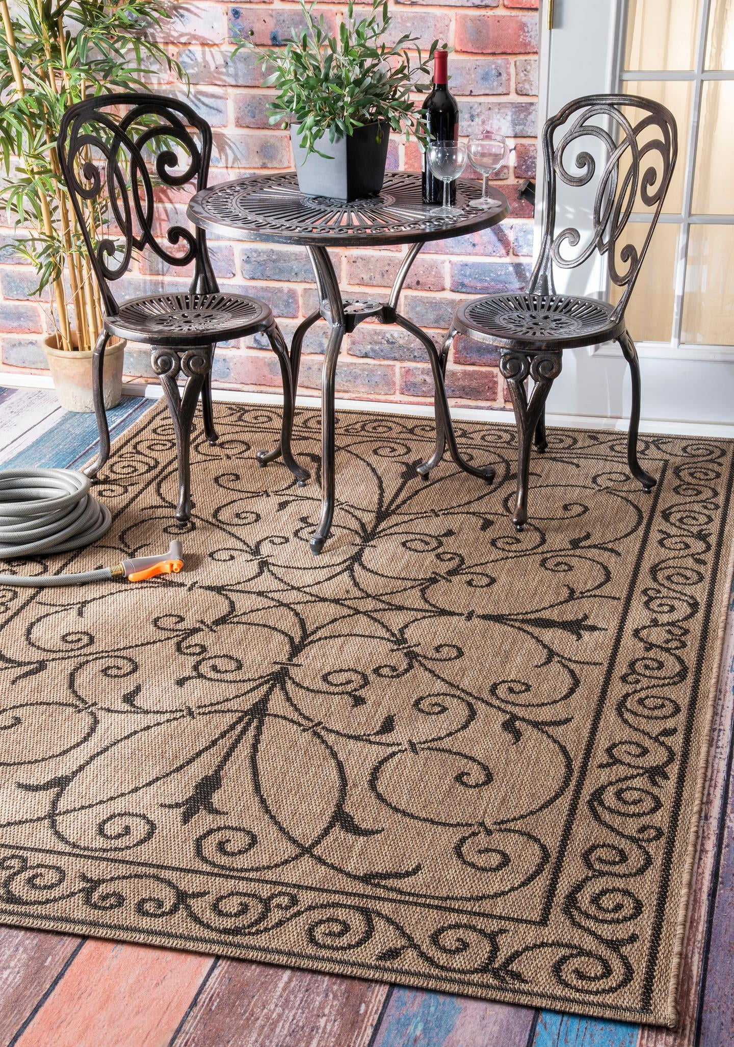 nuLOOM Kathleen Krem Indoor/Outdoor Accent Rug, 2' x 3', Brown ...