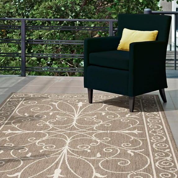 nuLOOM Kathleen Krem Indoor/Outdoor Area Rug, 8', Beige