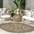 thumbnail image 1 of nuLOOM Kathleen Traditional Indoor/Outdoor Area Rug, 5' x 8', Brown, 1 of 9