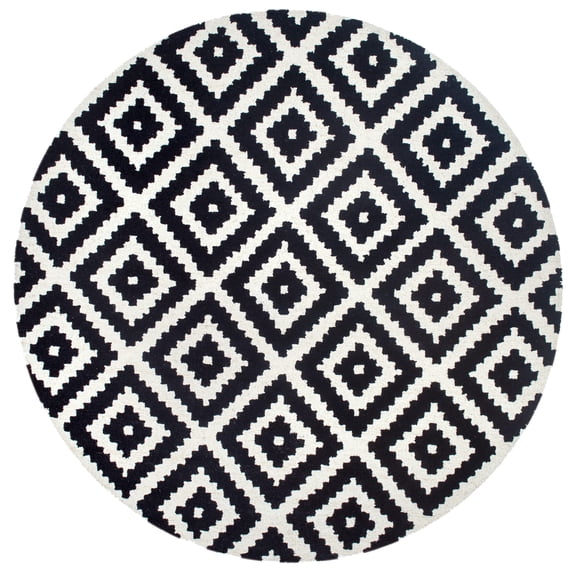 nuLOOM Kellee Contemporary Wool Area Rug, 10', Black