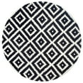 thumbnail image 1 of nuLOOM Kellee Contemporary Wool Area Rug, 4' x 6', Black, 1 of 9
