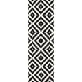 thumbnail image 1 of nuLOOM Kellee Contemporary Wool Runner Rug, 2' 6" x 10', Black, 1 of 2