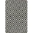 thumbnail image 1 of nuLOOM Kellee Contemporary Wool Runner Rug, 2' 6" x 8', Black, 1 of 2