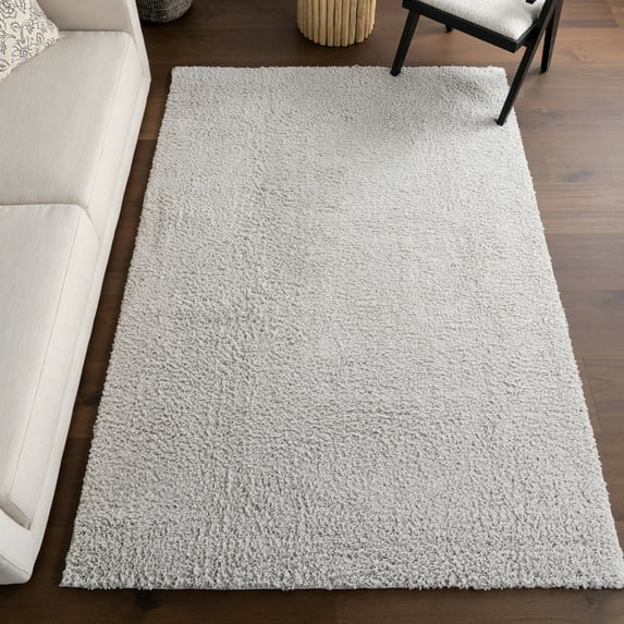 nuLOOM Kerra Transitional Solid Area Rug, 10' x 14', Kerra Light Silver